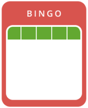 1 Line Horizontal in Online Bingo