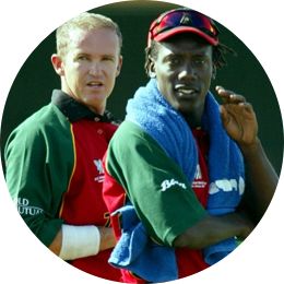 Andy Flower and Henry Olonga