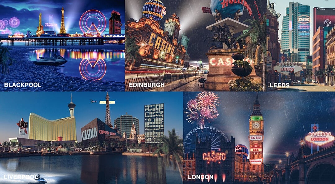 forligsmanden spektrum Skænk What Might UK Cities Look Like Reimagined as Las Vegas?