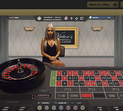 BetVictor Live Dealer Screenshot 2