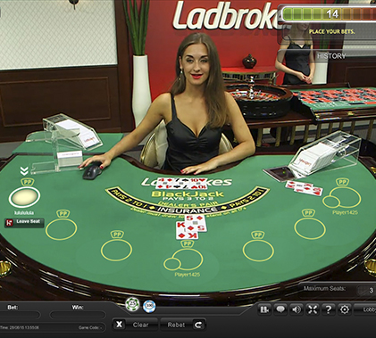 Ladbrokes Live Dealer Screenshot 2