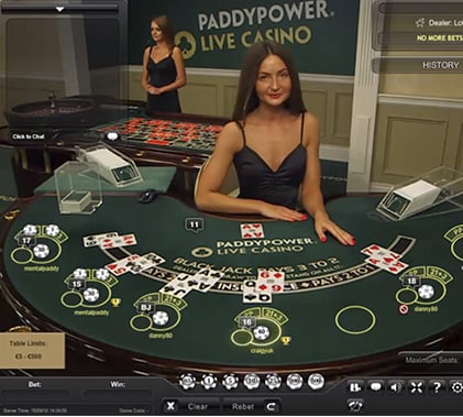 Paddy Power Live Dealer Screenshot 4