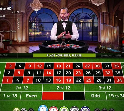 PlayFrank Live Dealer Screenshot 1