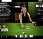 ComeOn Live Dealer Screenshot 1